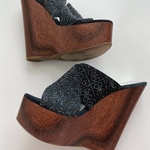 Guess platform Denim sandal